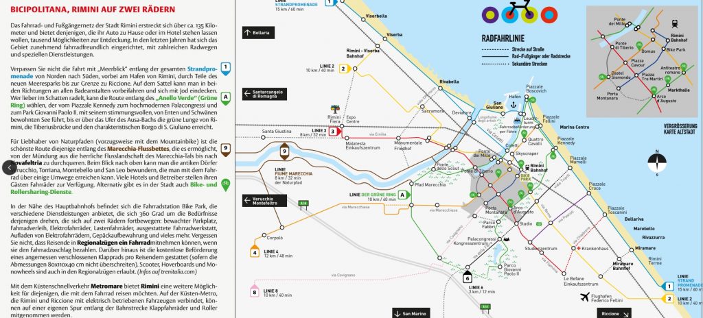 Rimini mit dem Fahrrad